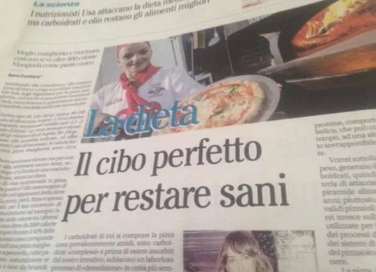 La mia intervista sulla ” pizza ” pubblicata su Il Mattino