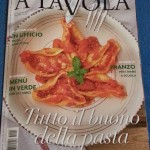 Intervista sul mensile di cucina ” A Tavola ” – settembre 2015