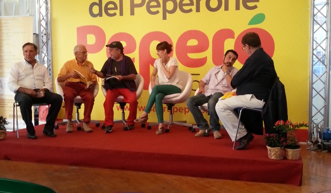 Talk show con il giornalista Paolo Massobrio – Sagra del peperone di Carmagnola agosto 2015
