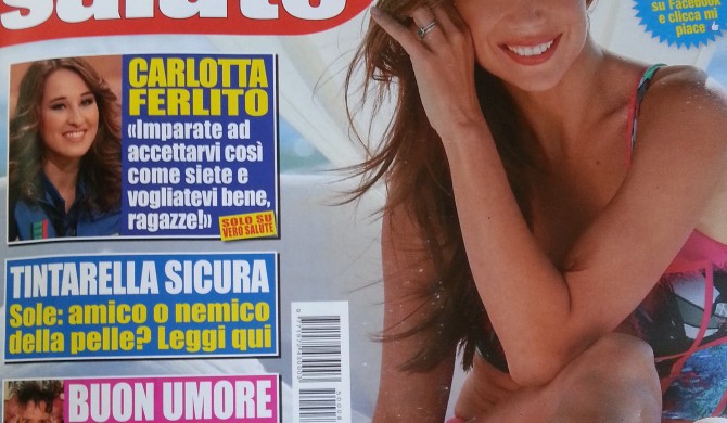 INTERVISTA SUL MENSILE ” VERO SALUTE ” – AGOSTO 2015