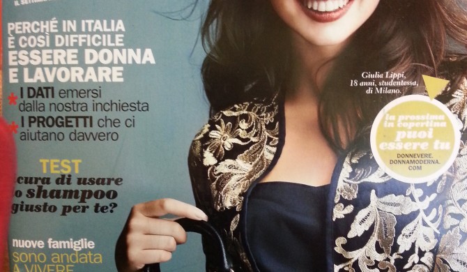 Intervista per ” Donna Moderna ” – novembre 2015