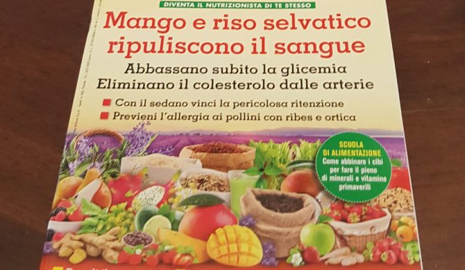 Intervista per il mensile Alimentazione Naturale Riza – aprile 2017