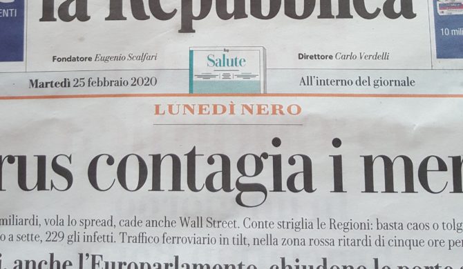 Intervista per La Repubblica Salute – febbraio 2020