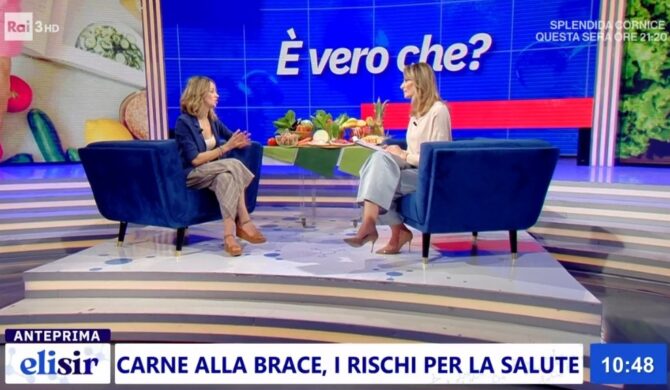 Partecipazione al programma televisivo Elisir su Rai3 – puntata del 12/10/2023