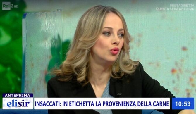 Partecipazione a Elisir, programma televisivo di Rai3 – 08/04/2024