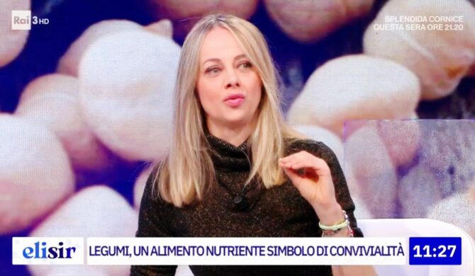 Partecipazione al programma di Rai3 “Elisir” – puntata del 27/11/2025 in cui ho parlato di ceci e fagioli